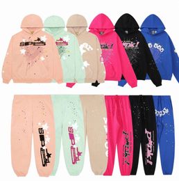 Spider hoodie designer Hooded mens 555 sp5der sweatshirt man pullover thug 555555 hoodies luxury womens pink spider men hoody print web couple sweatshirts