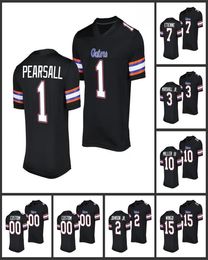 Graham Mertz Florida Gators 2023 Black Football Jersey 2 Montrell Johnson Jr. 1 Princely Umanmielen 3 Jason Marshall Jr. 10 Jack Miller III Etienne Mertz Florida Jersey