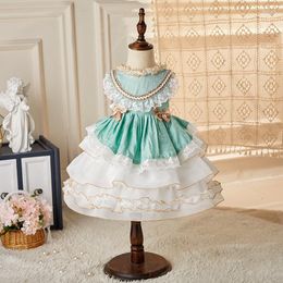 Girl Dresses Summer Lolita Dress Toddler Princess Purple For Kids Baby Girls Spanish Birthday Wedding Party Luxury Ball Gown