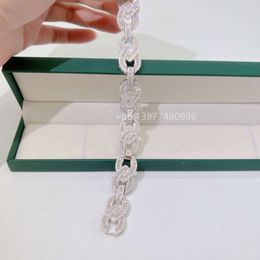 Personalized Luxury Wholesale Vvs Moissanite Miami Sterling Silver 925 Cuban Link Chain