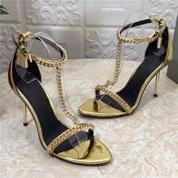 Sandals Leather Dress Shoes 10cm Heel Designer Shoes Women Sandals And Heels Comfortable Retro Party High Heels Summer Autumn Shallow 240412EZ10