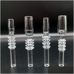 Smoking Pipes 10Mm 14Mm 18Mm Quartz Tip Accessories For Nectar Collector Kit Dab St Tube Drip Tips Glass Water Bongs Partner Vs Cera Dh9Ea