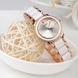 SENDA Brand Mother Pearl Shell Trendy Quartz Womens Watch Delicate Students Watches Jewelry Buckle Ladies Wristwatches265M