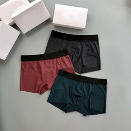 Mens Underpants Fashion Boxer Men Mix Color Underwear Letter Printing Underpant Comfortable Wear Print Under-pant Men's Every305N