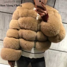 Women's Fur Faux Fur 2023 Women Faux Fur Coat Autumn Winter High Quality Fluffy Short Coat Faux Fur Jacket Oversize jacket for women Elegant Thick T231003