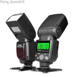 Flash Heads Voking 750III Remote TTL Speedlite Slave Mode Flash with LCD Display for DSLR Standard Hot Shoe Cameras YQ231004