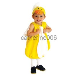 Special Occasions Kids Toddler Infant Lovely Yellow Duck Ducky Costume Cosplay for Baby Girls Boys Halloween Purim New Year Carnival Party Outfit x1004