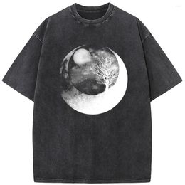 Men's T Shirts 230 Grammes Of High-Quality Washed Old Tshirt Men Women Casual Fashion Oversized T-shirt Vintage Loose