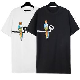 Men T Shirt parrot printed designer T-shirt Mens and women Tees fashion Top Quality Short Sleeve Top Round TShirts 22ss European s260W