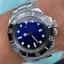 Trendy Men's Watch 43MM Ocean Homer Series Ceramic Rotating Bezel Sapphire Glass Stainless Steel Sliding Lock Bracelet Automa301y