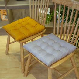 Pillow Seat Solid Color Student Round Stool Insulation And Warm Home Dining Chair Pad Breathable Square