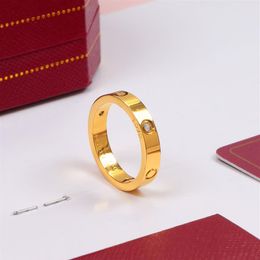 Designer Nail Ring rings classic luxury designer Jewellery women Titanium steel Alloy Gold-Plated Gold Silver Rose Never fade Not al2182