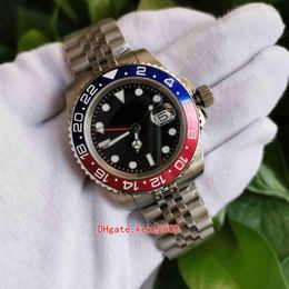 2 Colours BPF Watch men Wristwatches BP Maker 40mm GMT Batman 126710 Jubilee Bracele Ceramic Bezel Sapphire cal 2813 Movement Mecha2073