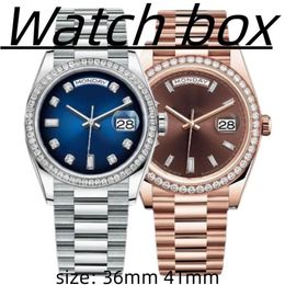 Diamond Watch Men's and Women's Watches Automatic Watch Mossanstone Designer Watch Size 40MM 36MM 904L Stainless Steel B230E