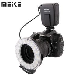 Flash Heads Meike Mk-FC110 LED Macro Ring Flash Speedlite for Olympus DSLR Camera 70D 80D 550D D850 with 7 Adapter Rings YQ231003