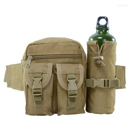 Waist Bags Outdoor Bag Men Tactical Water Bottle Waterproof Camouflage Hunting Hiking Climbing Fanny Pack Nylon Phone Belt