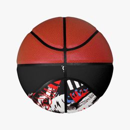 custom Basketball diy Basketball outdoor men women sports children Basketball game hot team training equipment Factory direct sales ST2-8