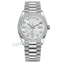 moissanite watches diamond watchesmens womens watch automatic watchs designer watches size 40MM 36MM 904L Stainless Steel Bracelet308l