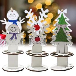 UPS Christmas Ornament With 10 Holes Cartoon Unique Money Holder Decoration Festival Party Supplies Wallet Cake Rack DIY Money Stand 10.4