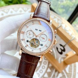 P-004 42mm montre de luxe mens watches Fully automatic mechanical movement 316L fine steel case diamond watch Wristwatches3256