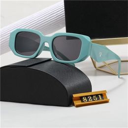 Frame Fashion Men Women Glasses Designer Sunglasses HD Nylon Lenses Radiation Protection Trendy Eyewear Table Suitable for All You Wo Sui