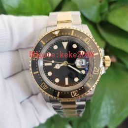 BP Maker Top Quality mne Watches 43mm 126603 Gold & Steel Ceramic Stainless Black Dial Two tones CAL 2813 Movement Mechanical Auto261U