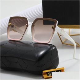 Smoking Pipes Designer Sunglasses For Women Men Fashion Style Square Frame Summer Polarised Sun Glasses Classic Retro 7 Colours Optio Dhzg7