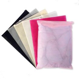 Storage Bags 30 40cm Portable Travel Set Cosmetics Clothes Lingerie Bag Transparent Plastic Self Sealed Zipper F20233299