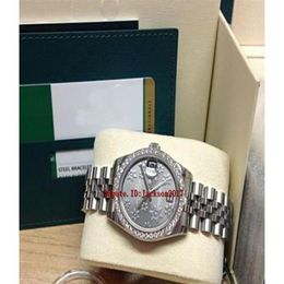 Original box certificate Lady watch 31mm 178384 Diamond Bezel Asia 2813 movement automatic323w