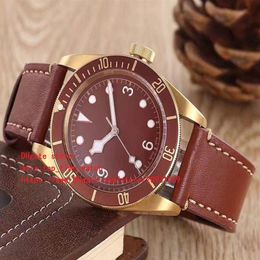 latest version 6 Colour watches 79200B KW DIVE watch 41 5mm Leather bracelet High quality Mechanical automatic Men's watc297S