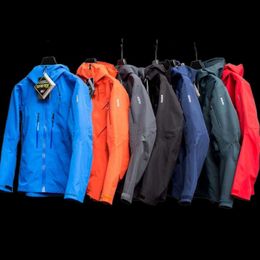 Мужские куртки 2023 ARC, трехслойная уличная водонепроницаемая куртка для мужчин GORE-TEXPRO SV, мужская повседневная походная куртка, одежда, дизайн приливного потока