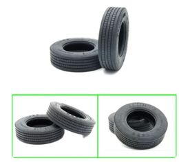 1 Pair of Narrow Tyre Upgrades 1/14 For Tamiya Lesu For Scania Man Actros Volvo Car Parts Rc Truck Trailer Tipper