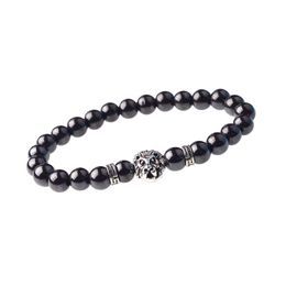 Beaded Buddhist Faith Charm Bracelet Natural Stone Yoga Gem Prayer Uni Drop Delivery Jewelry Bracelets Dhgarden Dhc2V
