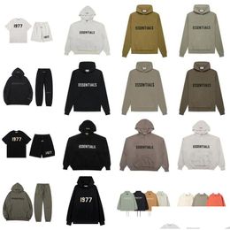 Clothing Sets Warm Fog Essentials Hooded Hoodies Mens Womens Fashion Streetwear Plover Sweatshirts Loose Dupe Drop Delivery Baby Kids Dh8D5