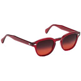 Super Johnny Depp retro-vintage tinted Sunglasses UV400 unisex 49 46 44mm italy plank round fullrim for prescription goggles fullset desig case