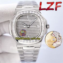 eternity Watches LZF s version Cal 324 S C LZCal 324 Automatic Iced Out T Diamond inlay Bezel 5711 Diamonds Dial 5719 Mens Wat2335