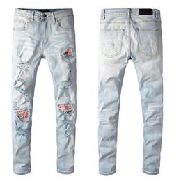 Mens Jeans Slim-leg Jeans FAMOUS VLD2 CASUAL BRAND DESIGNERS DESIGN WHITE SLIM FASHIONABLE JEANS DIESEL MOTORCYCLE TROUSERS PANTS 214E