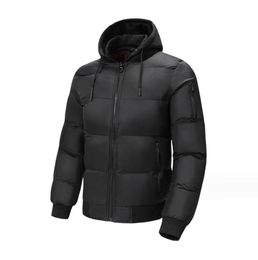 man prakas coats hooded down jacket designer bomber shirt long sleeves zippers downs windbreaker coat puffy jackets classic tops asian size m4xl