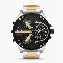 DZ watch Mr Daddy 2 0 Chronograph Two-Tone Stainless Steel Watch DZ74593037