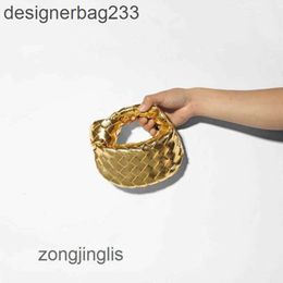 Leather Designer Mini Venata Bags Botteega Bag Cute Knotted 2023 Jodies Woven Small Cloud 16cm Wrist Handbags 3SXC