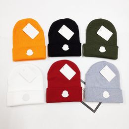 New Fashion Men Designers Hats Bonnet Winter Beanie Knitted Wool Hat Plus Velvet Cap Skullies Thicker Mask Fringe Beanies Hats