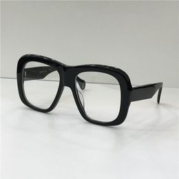 New fashion designer optical glasses 0498 large frame square simple frame retro popular style transparent lens protective eyewear303F