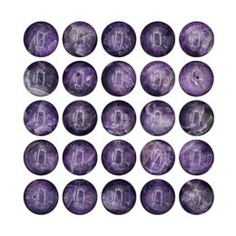 Crystal 25Pcs 14Mm Natural Round Stone Bead Loose Gemstone Diy Smooth Beads For Bracelet Necklace Earrings Jewelry Making Dro Dhgarden Dhxu8