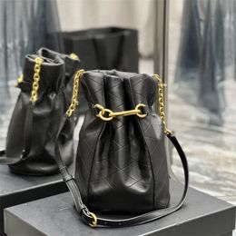 Le Mayon Genuine Leather Bucket Bag Top Quality Women Handbag Women Fashion Luxury Bags F7dP#