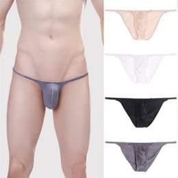 Underpants Men's Sexy Swimwear Low Waist Swim Briefs Bikini Swimsuit Thong Tangas String Porno Bath Trunk Shorts252p