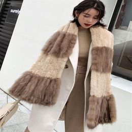 Scarves Sable Collar Mink Series Scarf Female Fur Winter Style Warm And Fashionable Size180 20cm230P