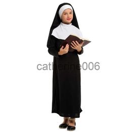 Special Occasions Kids Child Nun Costume Cosplay for Girls Halloween Costumes Fancy Dress x1004