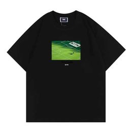 Men's T-shirts Oversize New Kith Tokyo Shibuya t Shi Men Women High Quality Street View Printing Shis Tee Tops Rose Omoroccan Tile Teesk3tc