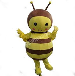 2024Hot Sale bee Mascot Costumes Cartoon Character Outfit Suit Carnival Adults Size Halloween Christmas Party Carnival Dress suits