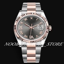 7 Models Factory Watch Model Date 36mm Two Tone Rose gold Steel Strap 2813 Automatic Movement Calendar Mens Gift Watches Original 253N